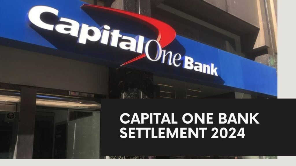 Capital One Bank Settlement