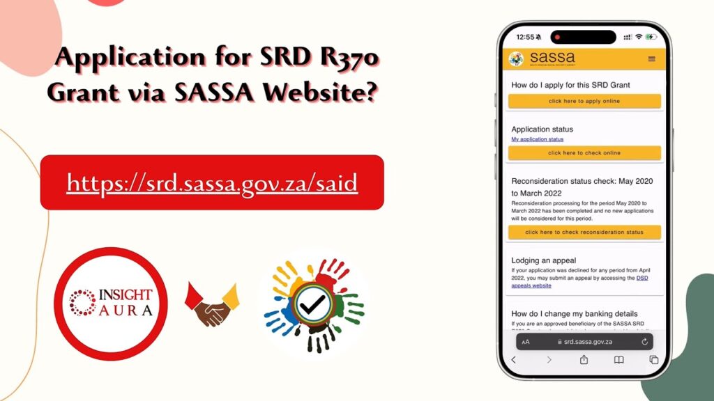 SASSA SRD Bank Details