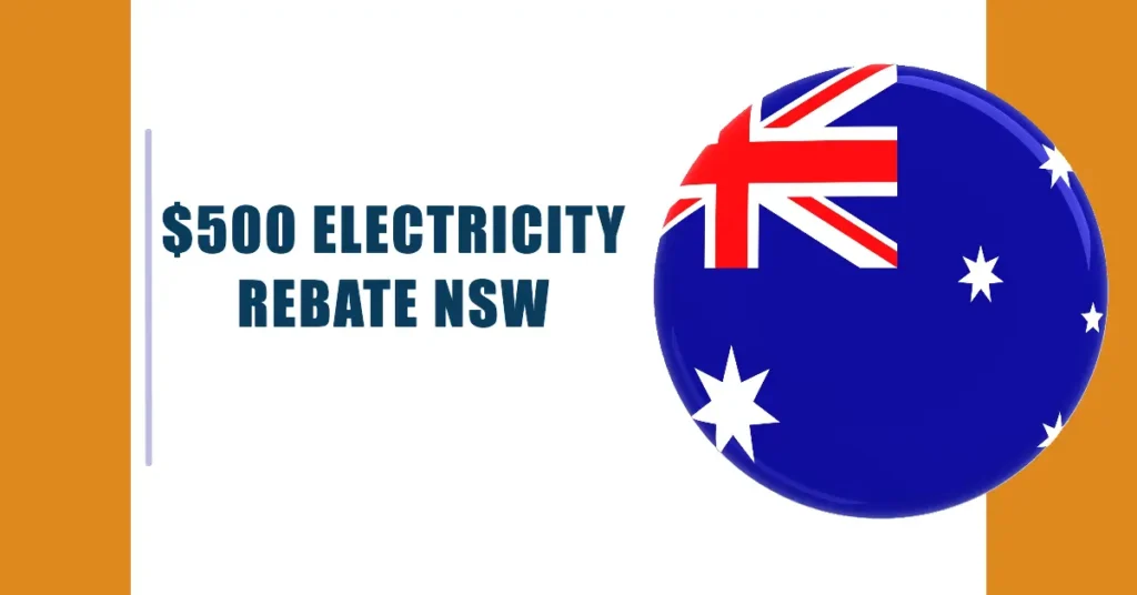 $500 electricity rebate NSW 2024